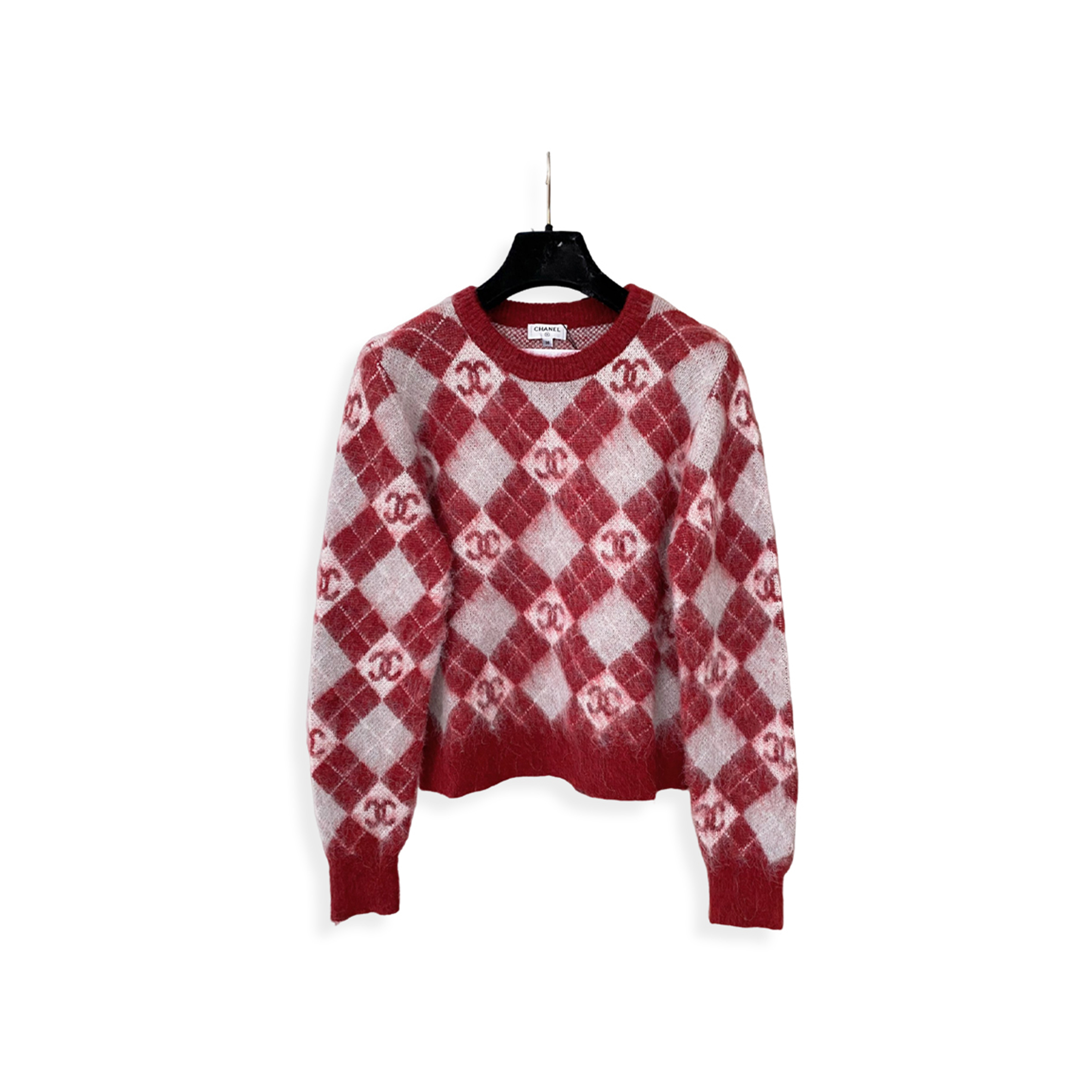 Ch**el argyle knit cardigan